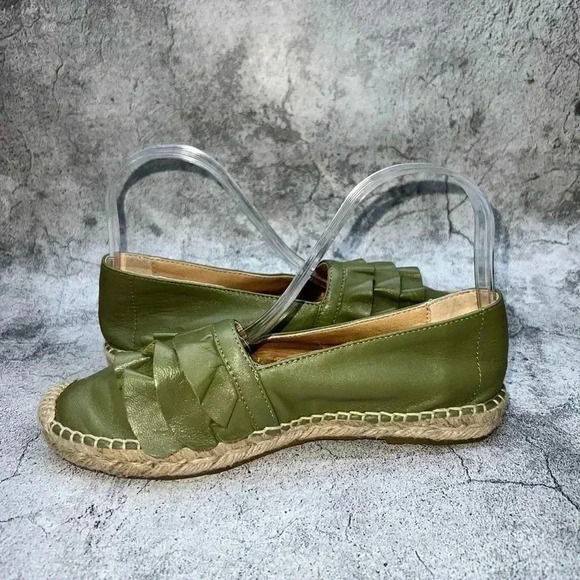 R2-6-3. A/ANTHROPOLOGIE ALEXANDER RUFFLE ESPADRILLE  FLATS SIZE WMNS EU 36 US 6 - Picture 7 of 8